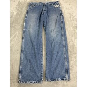 Dickies Straight Leg Carpenter Jeans Men's Size 36x32 Blue Workwear